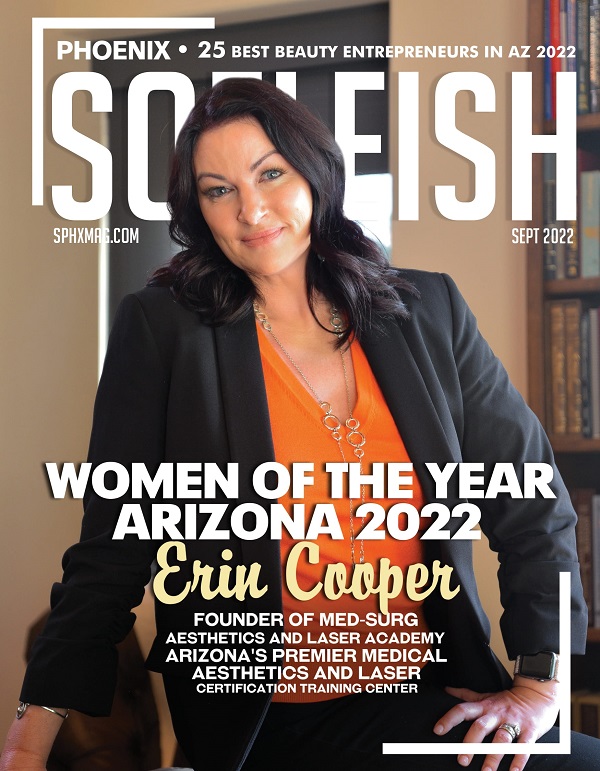 Soeleish Phoenix Magazine Announces “Erin Cooper” as September 2022 Cover Feature Entrepreneur